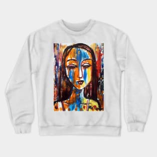 Francine la melancolique Crewneck Sweatshirt